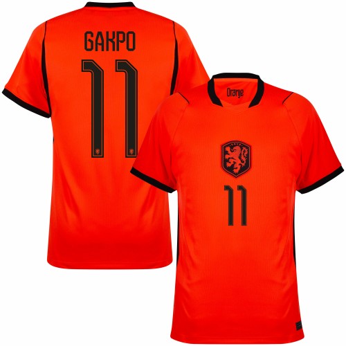 Nike Holland Home Gakpo 11 Shirt 2026-2027 (Official Printing) Nike Holland Home Gakpo 11 Shirt 2026-2027 (Official Printing)