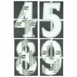 02-04 England Away Front/Short Numbers - Loose