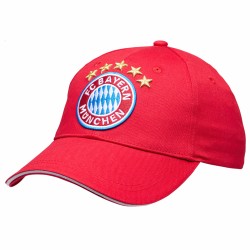 Bayern Munich 5 Star Logo Cap - Red Bayern Munich 5 Star Logo Cap - Red