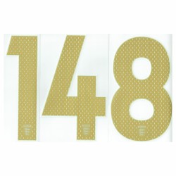 06-08 England Away Official Back Numbers (250mm)